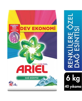Ariel Powder Laundry Detergent 6 Kg Mountain Breeze Special For Color Picture of Ariel Powder Laundry Detergent 6 Kg Mountain Breeze Special For Color