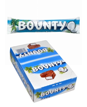 Bounty Chocolate 57 Gr x 24's bounty, çikolata, hindistan cevizli çikolata, hindistan cevizi, bounty çikolata satın al, toptan bounty çikolata fiyatları