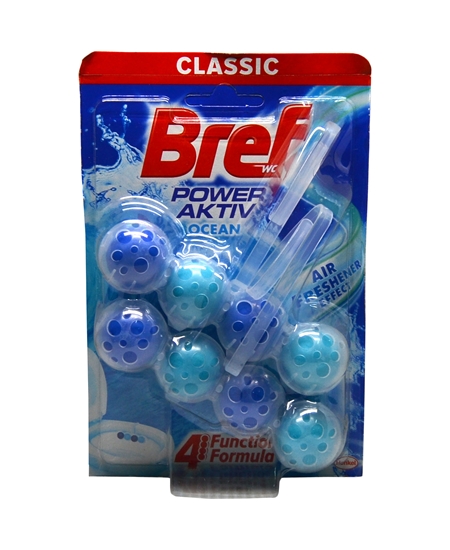 Picture of Bref Power Aktiv WC Block 50 Gr x 2 - Ocean