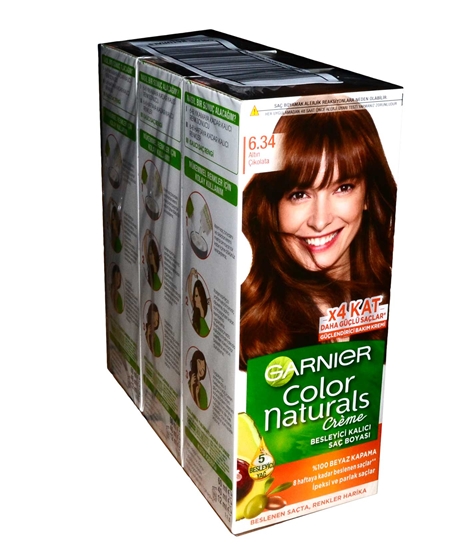 Garnier,Garnier Color Naturals Saç Boyası no:6.34 Altın Kumral,saç boyaları,kadın saç boyaları çeşitleri,kadın saç boyala fiyatları,saç boyaları ne kadar,kozmetik ürünleri,kadın bakım ürünleri,saç boyaları,boya çeşitleri,toptan satın al,toptan kozmetik,toptan mağazacılık,toptantr