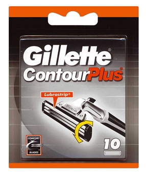 Gillette Contour Plus Refill Razor Blade 10's - EU PACK Picture of Gillette Contour Plus Refill Razor Blade 10's - EU PACK