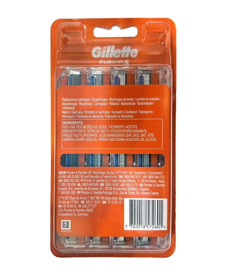 Picture of Gillette Fusion5 Blade 12's Eu Pack