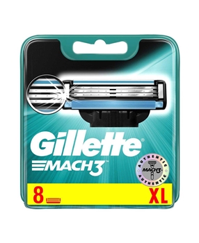 Gillette Mach3 Refill Blade 8's - EU PACK Picture of Gillette Mach3 Refill Blade 8's - EU PACK
