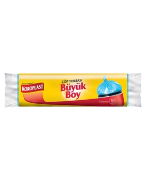 Koroplast Çöp Torbası 10'lu Büyük koroplast, çöp torbası, büyük boy çöp torbası, Koroplast Büyük Boy Çöp Torbası satın al, Koroplast Büyük Boy Çöp Torbası fiyat