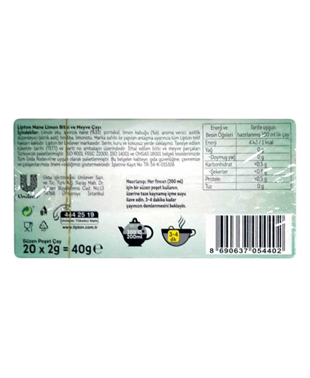 lipton, çay, meyve çayı, bitki çayı, limonlu çay, naneli çay, nane limon, kış çayı, sallama çay, poşet çay, sallama bitki çayı, sallama poşet çayı, meyve çayı faydaları, bitki çayı faydaları, lipton fiyatları, toptan lipton satın al