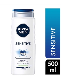 Nivea Men Shower Shampoo 50ml Sensitive Picture of Nivea Men Shower Shampoo 50ml Sensitive