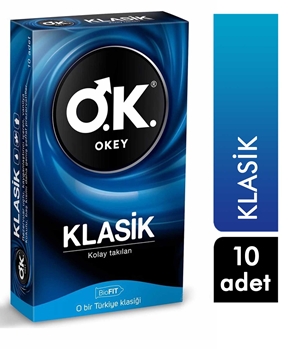 Okey Prezervatif 10'lu Klasik Picture of Okey Prezervatif 10'lu Klasik
