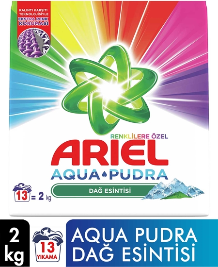 Picture of Ariel Powder Laundry Detergent 2 Kg Mountain Breeze Special For Color