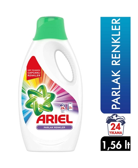 Picture of Ariel Sıvı Çamaşır Deterjanı 24 Yıkama 1,56 lt Parlak Renkler