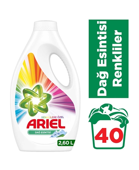 Picture of Ariel Sıvı Çamaşır Deterjanı Parlak Renkler 2x1,3 lt