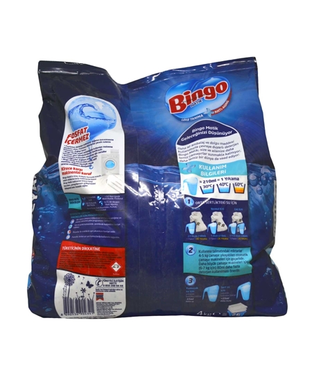 Picture of  Bingo Matic Laundry Powder Detergent 4 Kg Ultra White