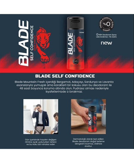 Picture of BLADE DEO 150 ML SELF CONFIDENCE