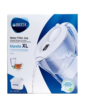 Brita Water Filter Jug Marella White XL 3,5LT Picture of Brita Water Filter Jug Marella White XL 3,5LT