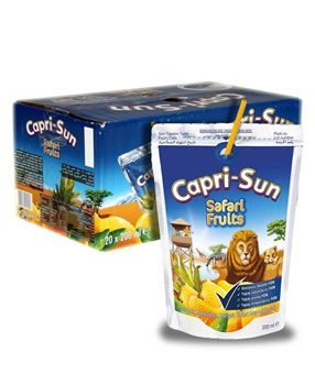Capri-Sun Meyve Suyu 200 ml X 20'li Koli Safari Fruits Picture of Capri-Sun Meyve Suyu 200 ml X 20'li Koli Safari Fruits