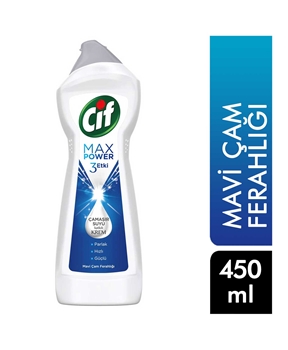 Cif Max Power Cream Cleaner 450 ml Blue Pine Freshness Bleached Picture of  Cif Max Power Cream Cleaner 450 ml Blue Pine Freshness Bleached