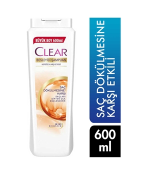Clear Şampuan 600 ml Kepeğe Karşı Etkili Saç Dökülmesine Karşı Picture of Clear Şampuan 600 ml Kepeğe Karşı Etkili Saç Dökülmesine Karşı