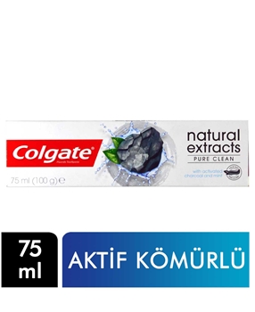 P-Colgate Natural Extracts Aktif Kömürlü Diş Macunu 75 ml Picture of P-Colgate Natural Extracts Aktif Kömürlü Diş Macunu 75 ml