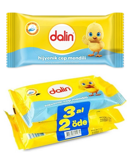 Picture of Dalin Hijyenik Cep Mendili 3X15'Lİ  (3 Al 2 Öde)