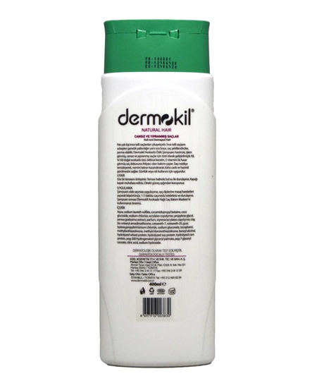 Picture of Dermokil Şampuan 400 ml Avokado Özlü Cansız ve Yıpranmış Saçlar İçin