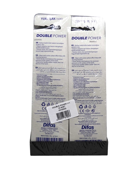 Picture of Difaş Orta Sert Double Power Diş Fırçası 2'li