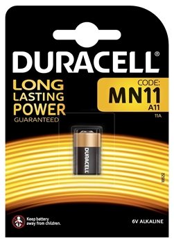Duracell Alkaline MN11 A11 6 Volt Auto Control Battery duracell, oto kumanda pili, araç kumandası pili, araba kumandası pili, 6 volt pil