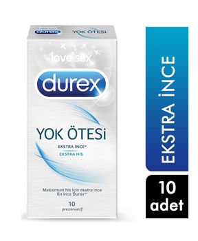 Durex Prezervatif 10'lu Yok Ötesi Ekstra İnce Picture of Durex Prezervatif 10'lu Yok Ötesi Ekstra İnce