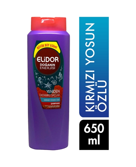 elidor, şampuan, saç bakım, elidor kırmızı yosun özlü şampuan, 350 ml şampuan, elidor 350 ml, toptan kozmetik, saç bakım ürünleri, elidor şampuan çeşitleri, elidor fiyatları