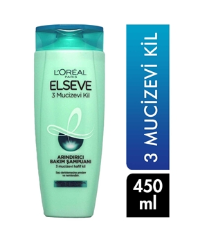 Elseve Shampoo 450 Ml - Miraculous Clay Picture of Elseve Shampoo 450 Ml - Miraculous Clay