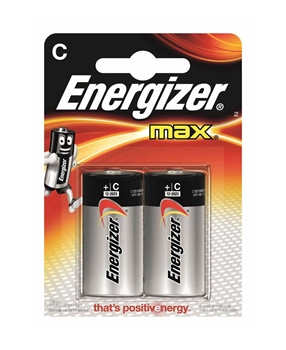 Energizer Max C Size 2 Battery - LR14 Picture of Energizer Max C Size 2 Battery - LR14