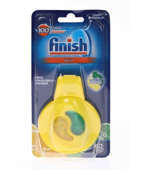 Finish Deo For Washing Machine - 60 Wash - Lemon finish, bulaşık makinesi parfümü, bulaşık makinesi kokusu, bulaşık makinesi koku önleyici