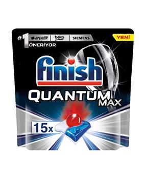 Finish Dishwasher Tabs 15's Quantum Max Picture of Finish Dishwasher Tabs 15's Quantum Max