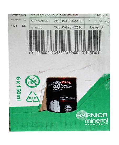 Picture of GARNIER MEN DEO LEKESİZ KORUMA 150 ML