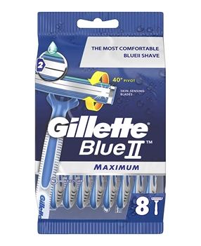 Gillette Blue 2 Maximum Razor Blade 8's Pack Picture of Gillette Blue 2 Maximum Razor Blade 8's Pack