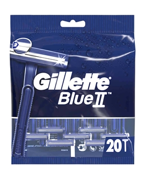 Gillette Blue2 Disposable Razor 20's Pouch Picture of Gillette Blue2 Disposable Razor 20's Pouch