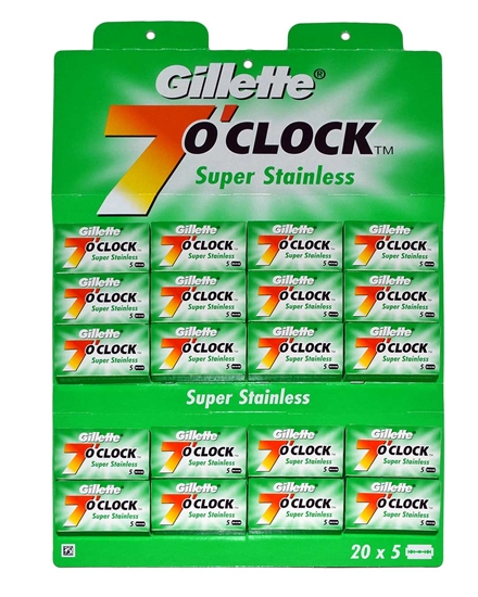 gillette, gillette 7 oclock, jilet, gilette, tıraş bıçağı, tek kullanımlık jilet, tek kullanımlık tıraş bıçağı, çift kenarlı jilet, çift ağızlı jilet, jilet satın al, 5li jilet