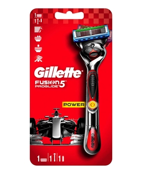 Gillette Fusion Proglide Flexball Power 1Up Razor Red Edition Picture of Gillette Fusion Proglide Flexball Power 1Up Razor Red Edition