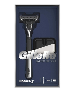 Gillette Mach3 Shaving Razor 1 Up + Stand Limited Edition - Platinum gillette, mach3, mach 3, mak 3, gillette mach3, jilet, gilete, tıraş makinesi, tıraş bıçağı, gillette mach3 tıraş makinesi satın al, gillette mach3 tıraş makinesi fiyat, gillette mach3 tıraş bıçağı fiyat, gillette mach3 tıraş bıçağı satın al