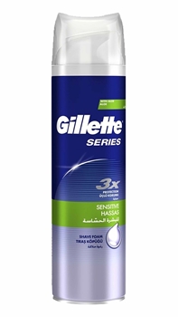 Gillette Series Sensitive Shaving Foam 100 ML gillette, gillette series, gillette tıraş köpüğü, tıraş köpüğü, jilet tıraş köpüğü, gillette series tıraş köpüğü 100 ml satın al, gillette series tıraş köpüğü 100 ml fiyat