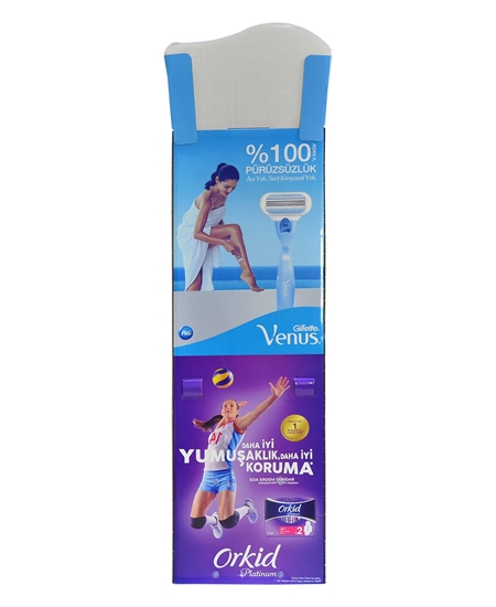 gillette, gilette, gillete, jillette, jilette, jilet, venus, venüs, kadın tıraş bıçağı, orkid, ped, kadın pedi, hijyenik ped, stand, market standı, p&g market standı, toptan tıraş bıçağı, toptan orkid, toptan gillette