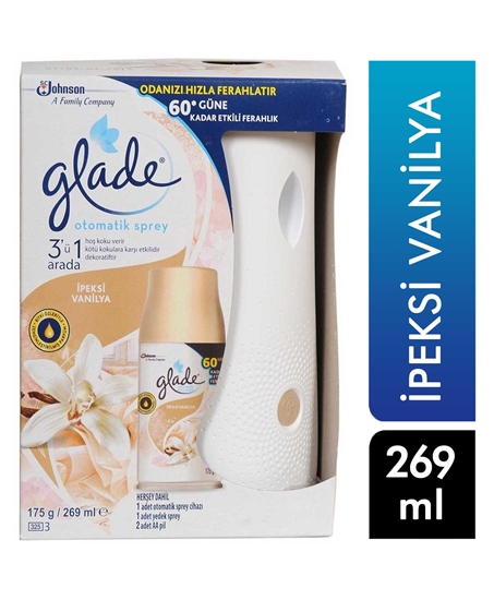 Picture of Glade otomatik sprey 3'1arada ipeksi vanilya 175 g