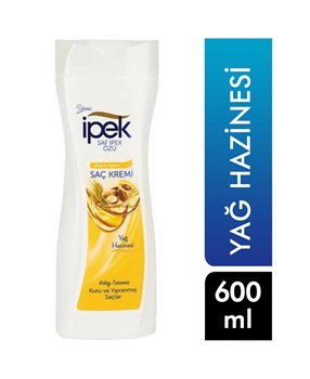 İpek Saç Kremi 600 ml Yağ Hazinesi Picture of İpek Saç Kremi 600 ml Yağ Hazinesi