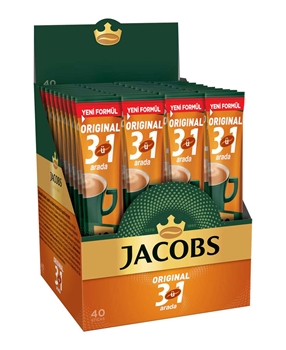 Jacobs Çözünebilir Kahve 40'lı Paket 3ü 1 Arada Picture of Jacobs Çözünebilir Kahve 40'lı Paket 3ü 1 Arada