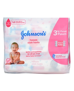 Johnson's Baby Wet Wipes 3 x 72's Pack with Perfume Johnson's Baby, cansın beybi, ıslak havlu, ıslak mendil, bebek ıslak havlu, bebek ıslak mendil, Johnson's Baby ıslak mendil, Johnson's Baby ıslak havlu, ıslak mendil satın al, ıslak mendil fiyat, ıslak havlu satın al, ıslak havlu fiyat