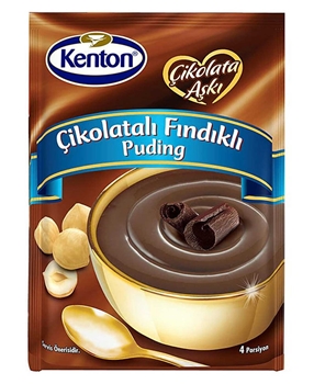 Kenton Puding 100 Gr Çikolata Aşkı Çikolatalı Fındıklı kenton, puding, tatlı, toz tatlı, hazır tatlı, tatlı malzemeleri, puding tozu, çikolatalı puding, puding satın al, toptan tatlı satın al, puding tarifi