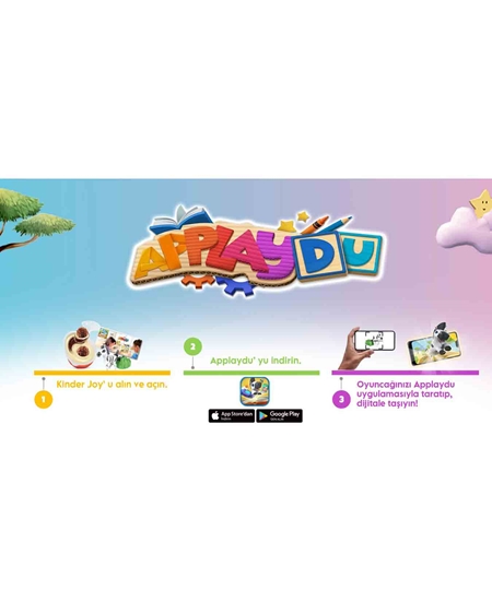 Picture of Kinder Joy Supriz Yumurta Kızlara Özel 3 x 20 Gr