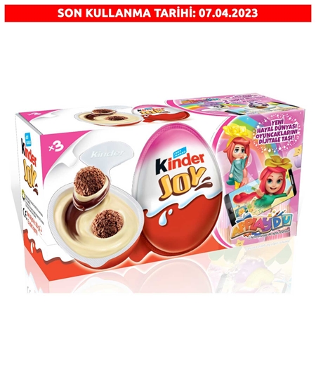 Picture of Kinder Joy Supriz Yumurta Kızlara Özel 3 x 20 Gr