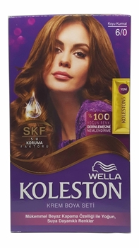 P-Koleston Kit Saç Boyası koyu kumral 6 0 Picture of P-Koleston Kit Saç Boyası koyu kumral 6 0