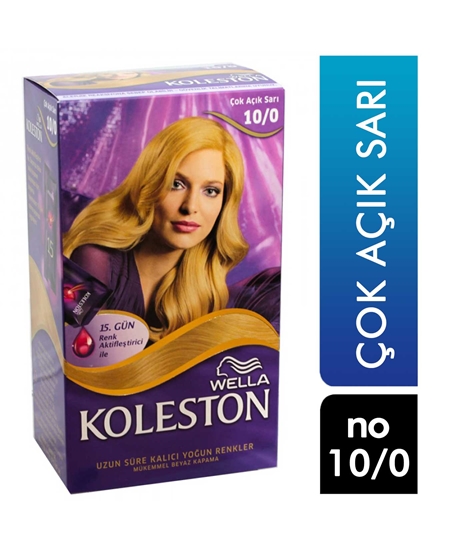 Picture of Koleston Saç Boyası 10/0 Çok Açık Sarı X 18'li Koli