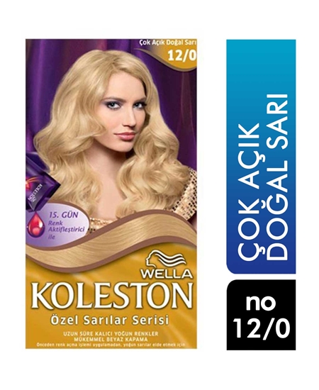 Picture of Koleston Saç Boyası 12/0 Çok Açık Doğal Sarı X 18'li Koli
