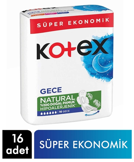Picture of KOTEX NATURAL ULTRA QUADRO GECE (16X12)